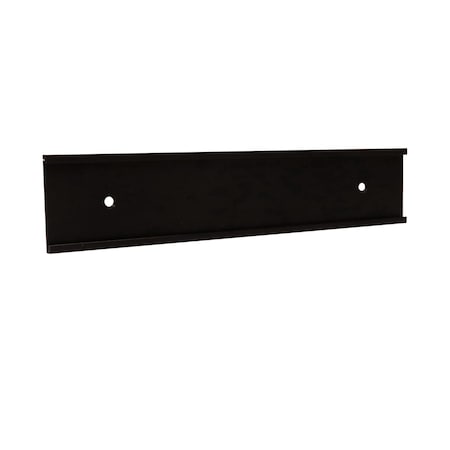 39 In. X 1.5 In. Matte Black Wall Plate Holder Extrusion